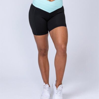 Muscle Nation V Wrap High Waist Bike Shorts