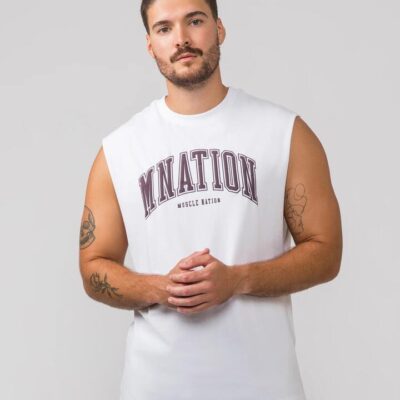 Muscle Nation Varsity Muscle Tank