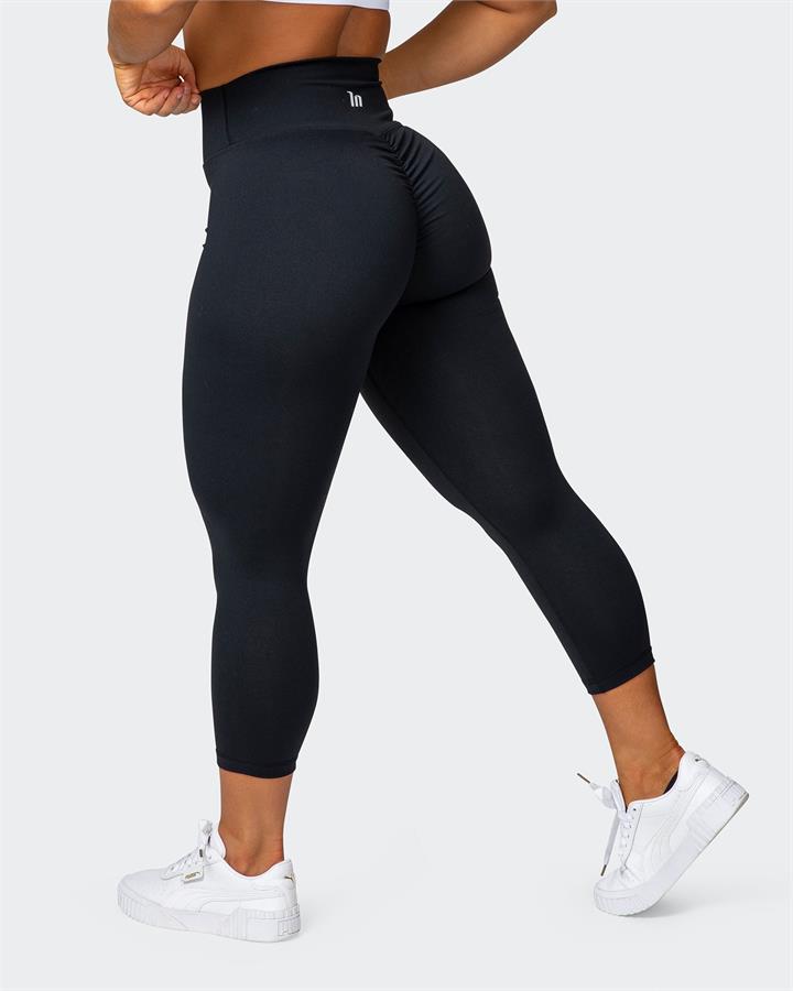 Muscle Nation Signature Scrunch 7/8 Leggings - Black - XXL