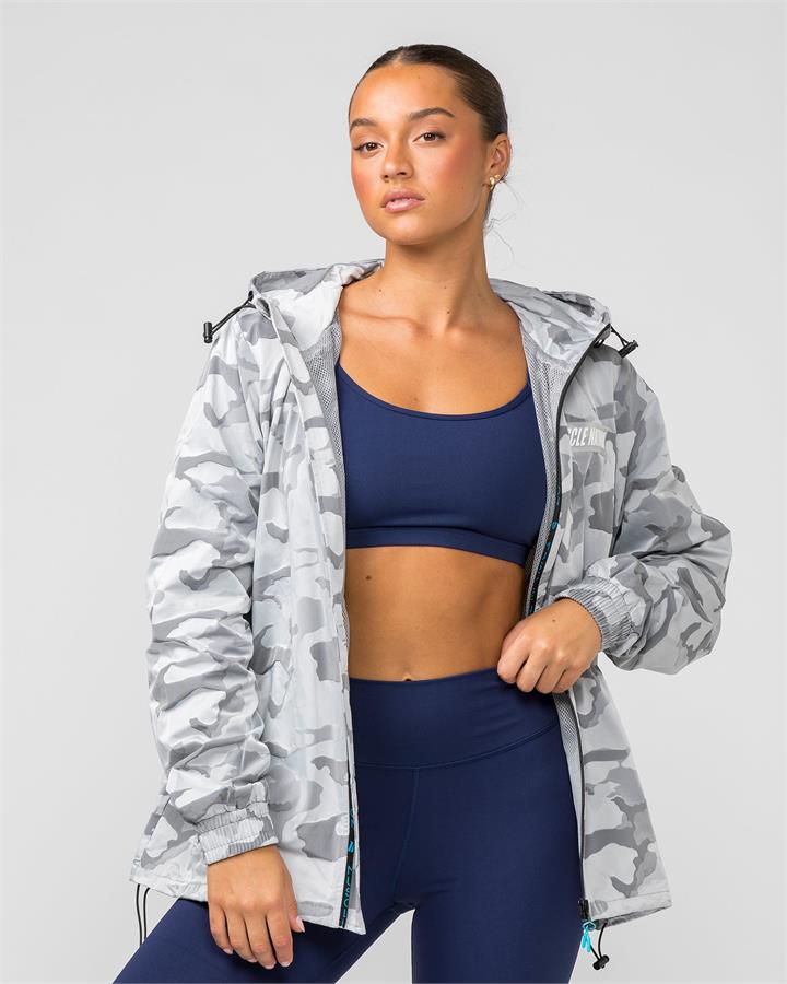 Muscle Nation Unisex Tracksuit Jacket - Snow Camo - M