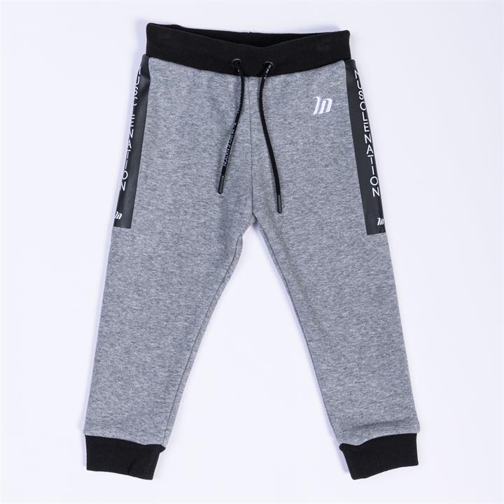 Muscle Nation Kids MN Joggers - Grey - 2