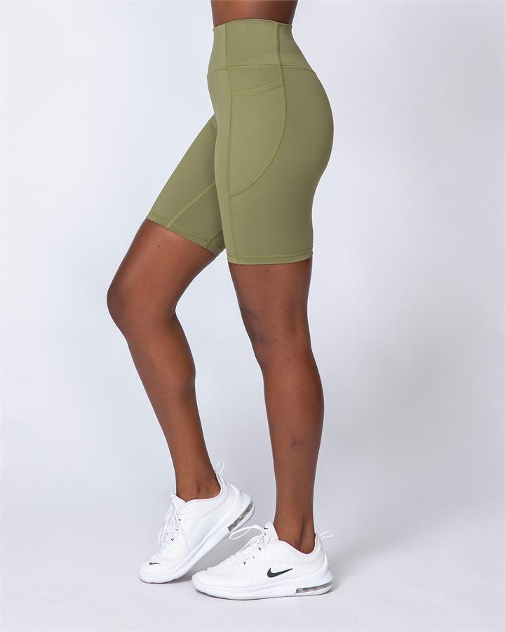 Muscle Nation Motion Pocket Referee Shorts - Olive - XS