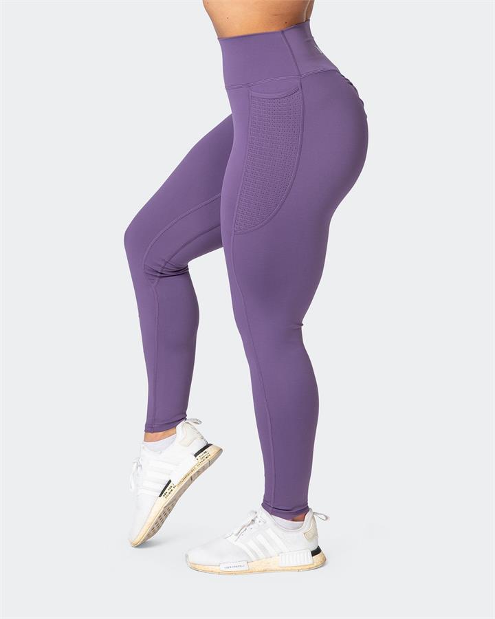 Muscle Nation AMRAP Ankle Length Leggings - Velvet Purple - S