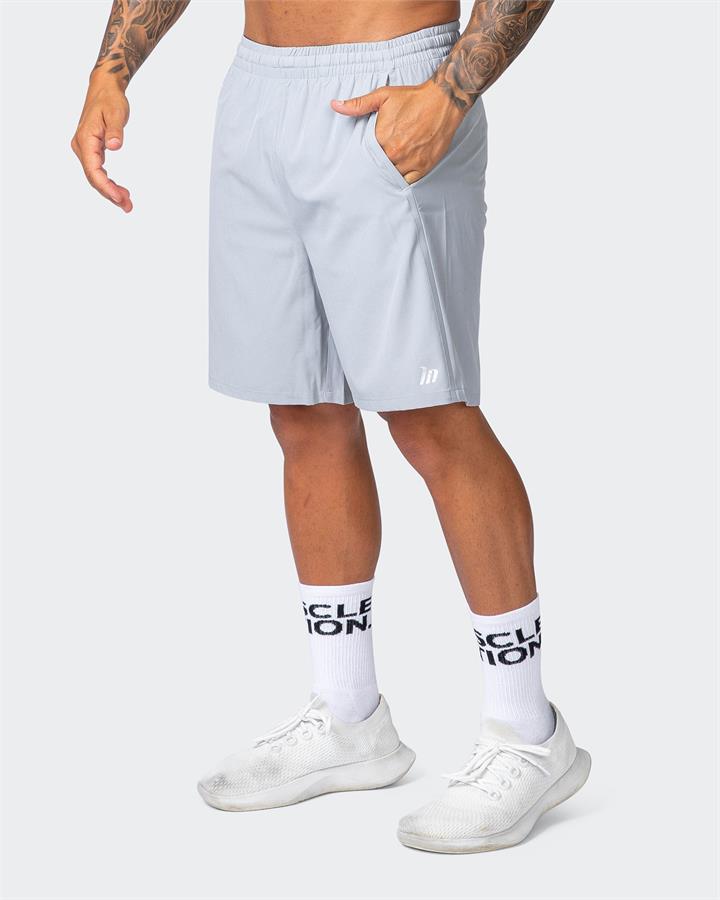 Muscle Nation New Heights 7" Shorts - Quiet Grey - L