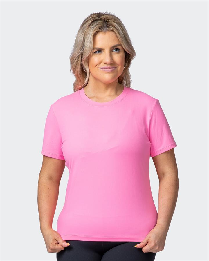Muscle Nation MN Everyday Tee - Shocking Pink - L