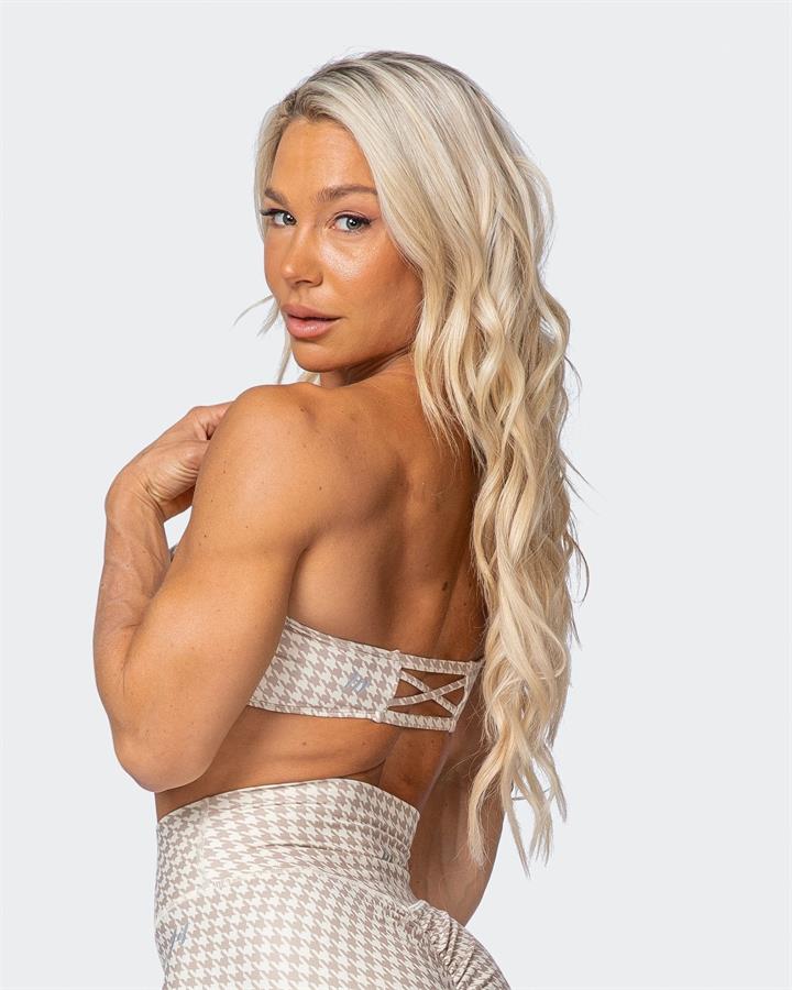 Muscle Nation HBxMN Flair Bandeau - Houndstooth Print - L