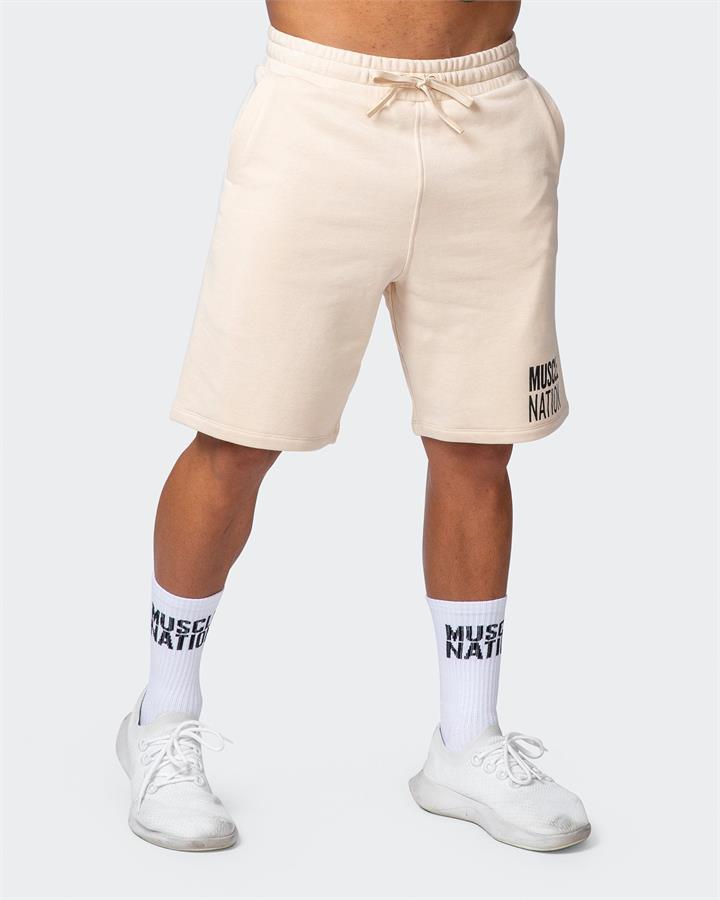 Muscle Nation Unwind Shorts - Buff - L