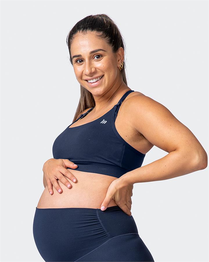 Muscle Nation MN Everyday Maternity Bra - Navy - XXL