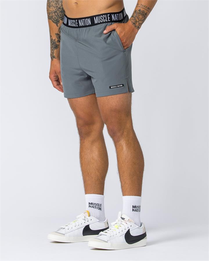 Muscle Nation Level Up Training 4" Shorts - Tornado - L