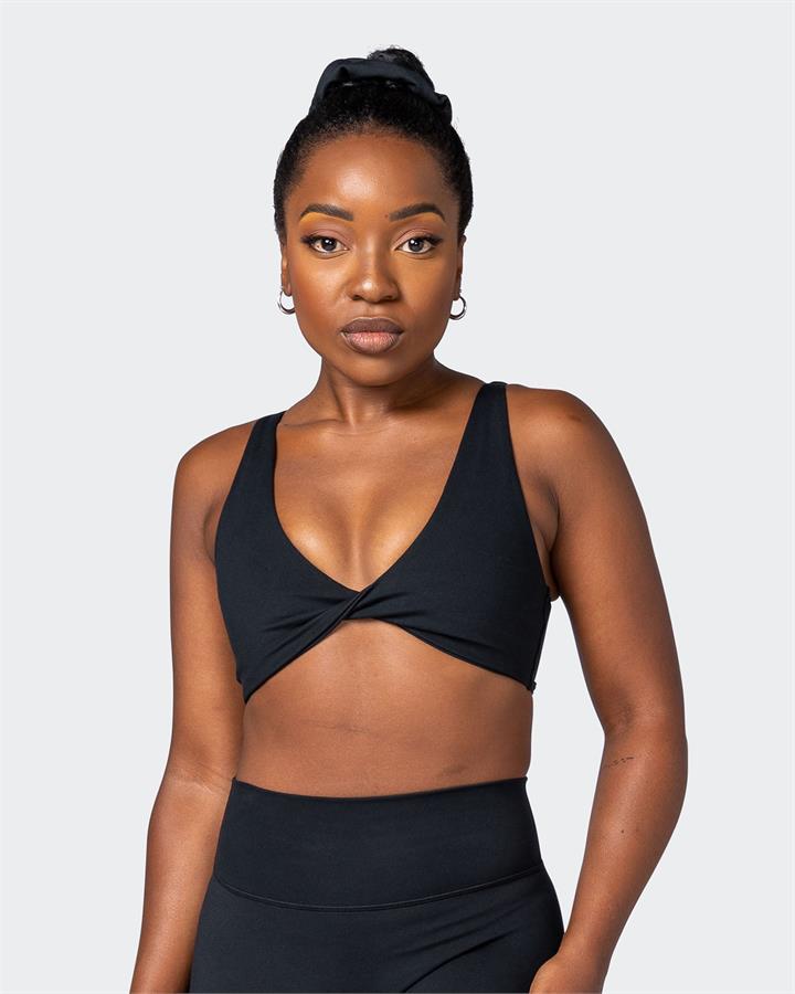 Muscle Nation Demi Bralette - Black - L