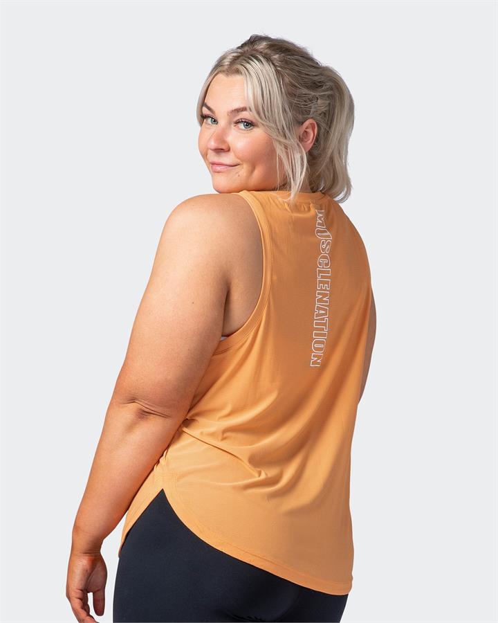 Muscle Nation Level Up Training Tank - Apricot - L