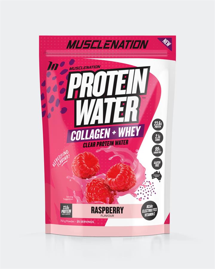 Muscle Nation PROTEIN WATER - Raspberry - 25 serves 750g