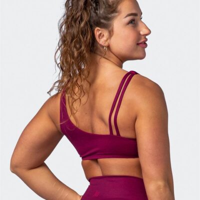 Muscle Nation Fast Time Bra - Ripe Marl - L