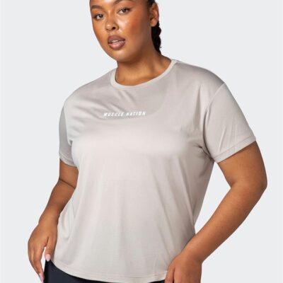 Muscle Nation Limitless Training Tee - Bone - XXL