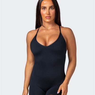 Muscle Nation Combine One Piece - Black - L