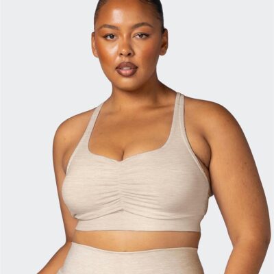 Muscle Nation Purpose Bra - Almond Marl - XXXXL
