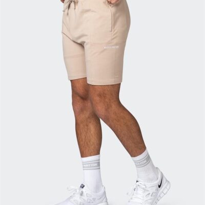Muscle Nation Combine Tapered Shorts - Bone - XL
