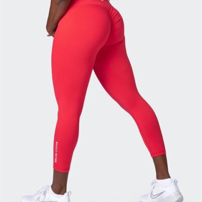 Muscle Nation Breakpoint Scrunch 7/8 Leggings - Poppy - XXXL