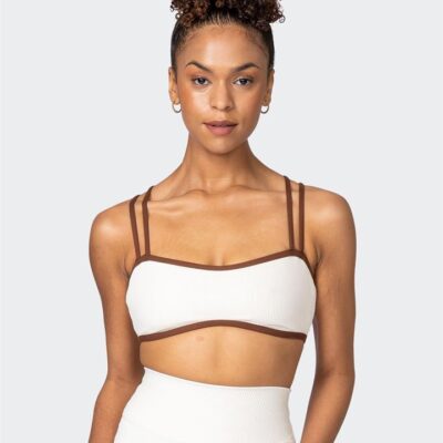 Muscle Nation Curves Rib Bralette - Dew - L
