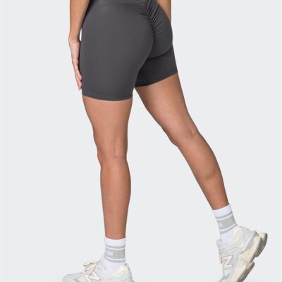 Muscle Nation Game Changer Scrunch Midway Shorts - Phantom - XS
