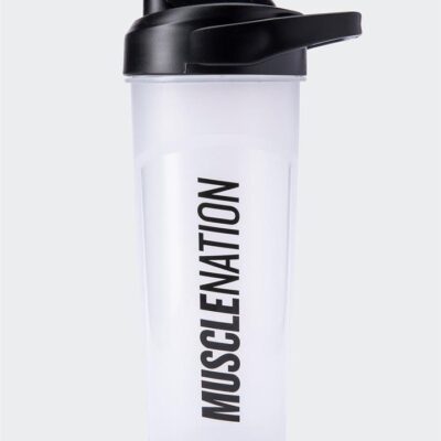 Muscle Nation 700ml MN Shaker - Clear / Black