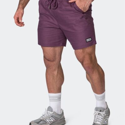 Muscle Nation Daily 6" Shorts - Blackberry - L