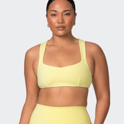 Muscle Nation Pulse Bralette - Sunny Lime - XXL
