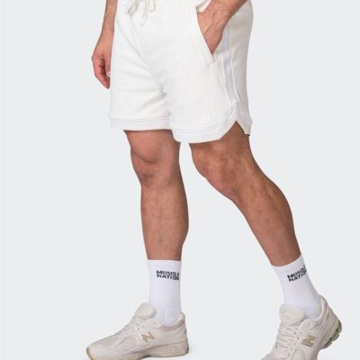 Muscle Nation Mens 5'' Basketball Shorts - Travertine - L
