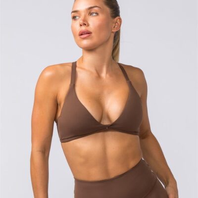 Muscle Nation Aurora Bralette - Fudge - XS