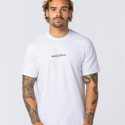Muscle Nation Condition Tee - White (Staple) - L