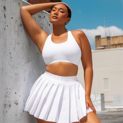 Muscle Nation Essential Skort - White - M