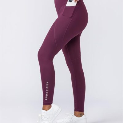 Muscle Nation Signature Boost Ankle Length Leggings - Nectar - S