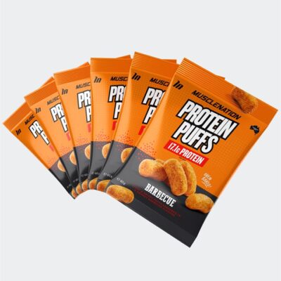 Muscle Nation PROTEIN PUFFS - Barbecue 60g (Box of 6)