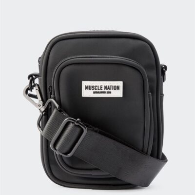 Muscle Nation MN Mini Cross Body Bag - Black - Black