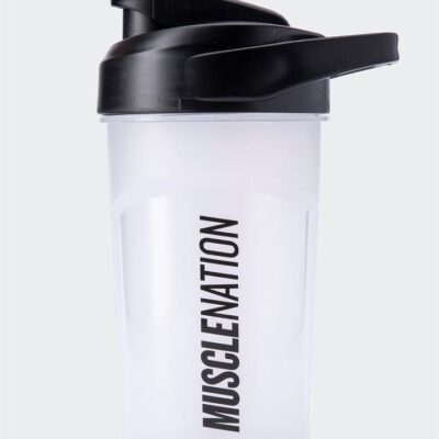 Muscle Nation 500ml MN Shaker - Clear / Black