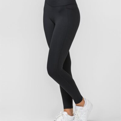 Muscle Nation Agility Pocket Ankle Length Leggings - Black - S