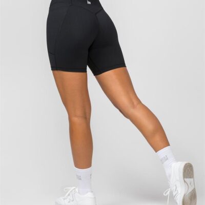 Muscle Nation Agility Pocket Bike Shorts - Black - XXS