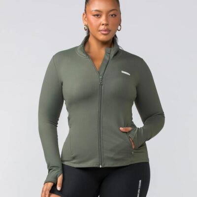 Muscle Nation Favourite Zip Through - Eucalyptus - XXXXL