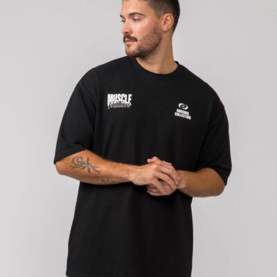 Muscle Nation Culture Oversized Tee - Black - XL