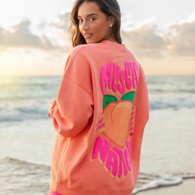 Muscle Nation Peachy Oversized Pullover - Peachy - L