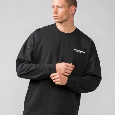Muscle Nation Worldwide Long Sleeve Tee - Black - L