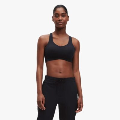 Womens On Running Active Bra Black