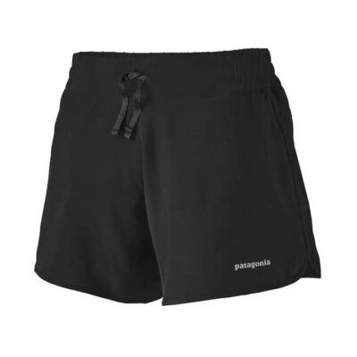Womens Patagonia Nine Trails 6 Inch Short - Black Xl
