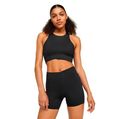 Womens On Running Race Tights Black / Shadow / M