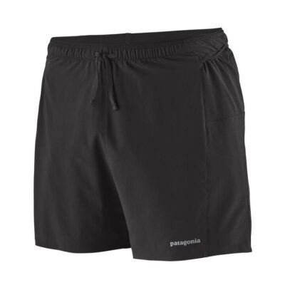 Mens Patagonia Strider Pro 5-inch Shorts (2025) Black / L