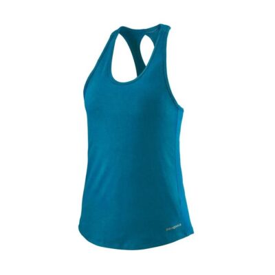 Womens Patagonia Seabrook Run Tank - Steller Blue M