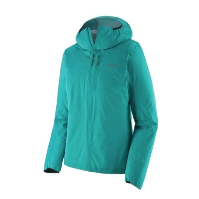 Womens Patagonia Storm Racer Waterproof Jacket Subtidal Blue / Xs