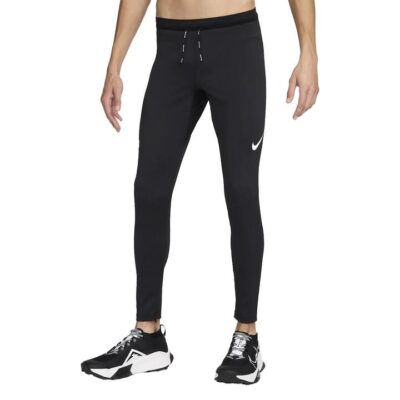 Mens Nike Aeroswift Dri-fit Adv Full Length Running Tights Black / Summit White / S