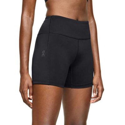 Womens On Running Performance Short Tights Black / L
