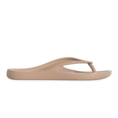 Unisex Lightfeet Arch Support Thong Latte